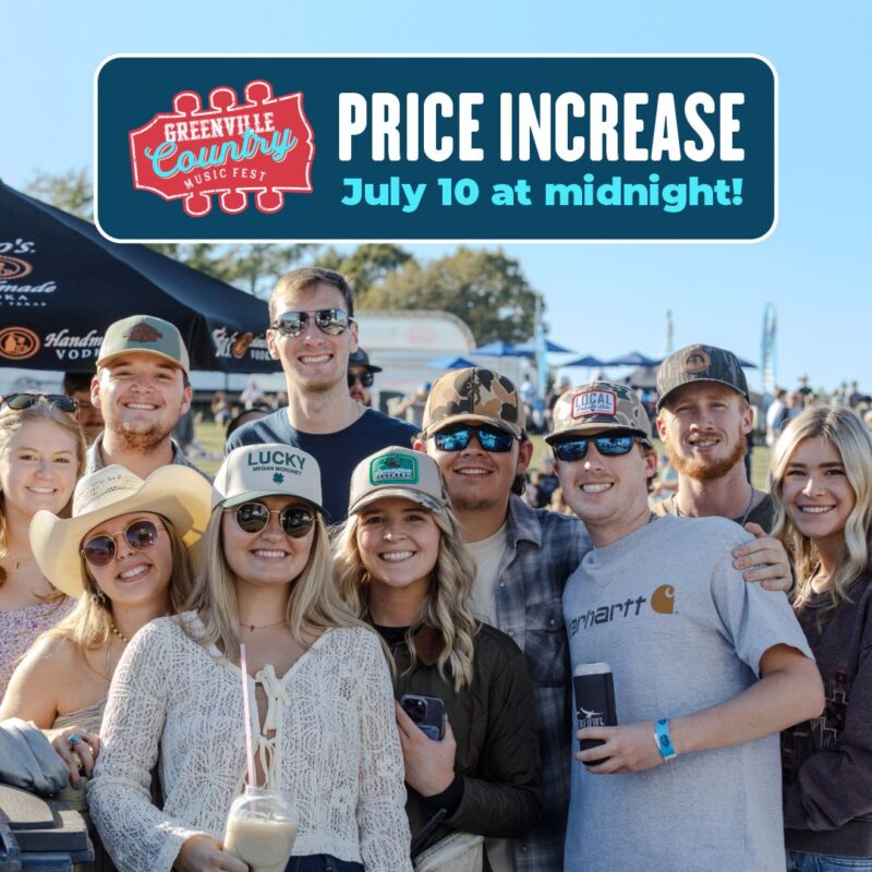 Price Increase Thursday July 10 at Midnight