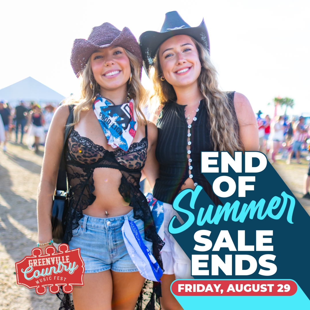 End of Summer Sale ENDS Friday, August 29 | Greenville Country