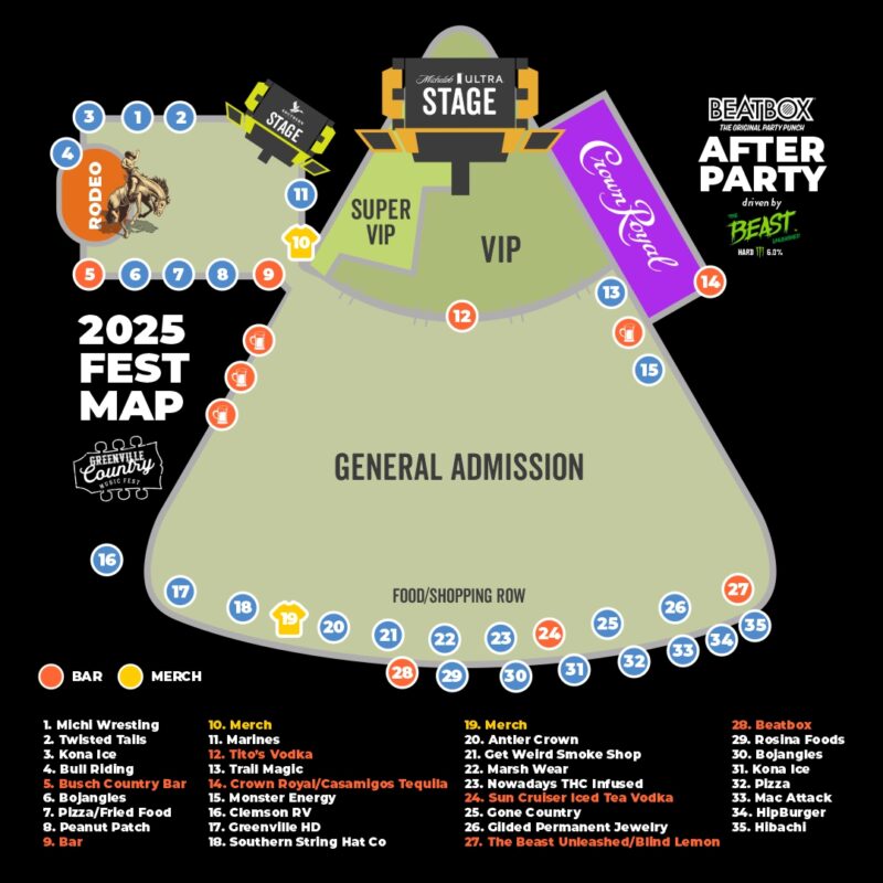 2025 Fest Map Released