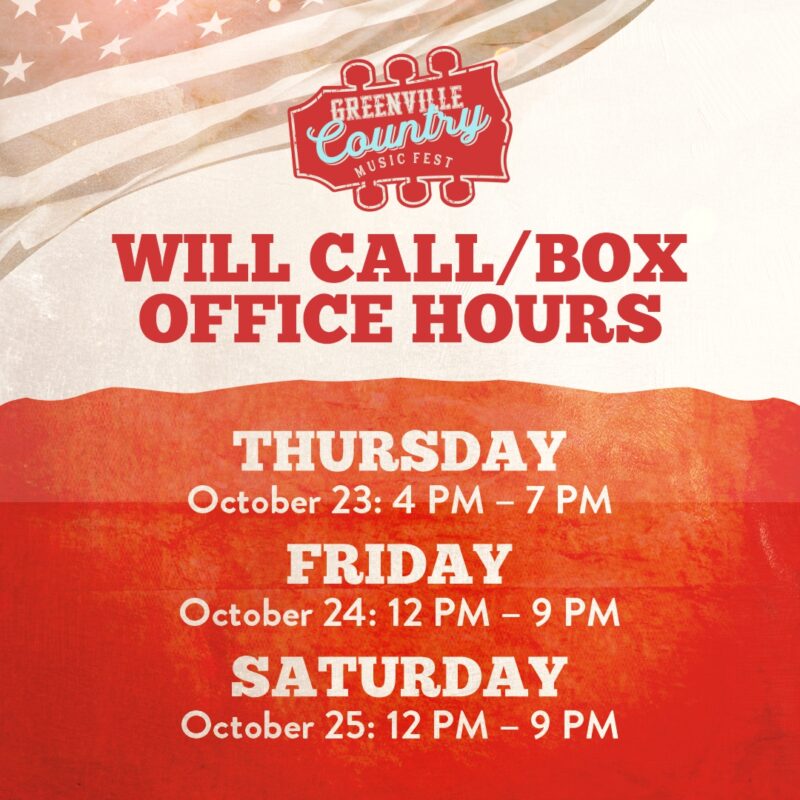 Will Call / Box Office Hours